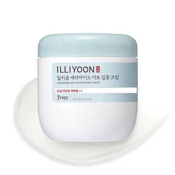 Illiyoon Ceramide Ato Concentrate Cream | Moisturizer For Dry & Sensitive Skin, 100Hr Lasting Hydration, For Face & Body, Gentle For Infants, Moisture Barrier Repair, Vegan Certified, 2.53 Fl.Oz