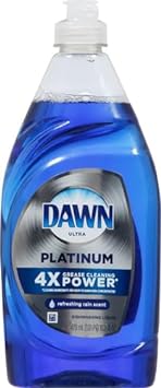 Dawn Platinum Dishwashing Liquid Dish Soap, Refreshing Rain, 16.2 Fl Oz