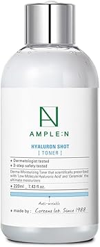 Hyaluron Shot Toner – Korean Hyaluronic Acid And Ceramide Hydrating Face Toner - Moisturizing Essence For Minimizing Wrinkles – Dewy Healthy Glow Skin Booster For Dry And Sensitive Skin, 7.43 Fl.Oz. : Beauty & Personal Care