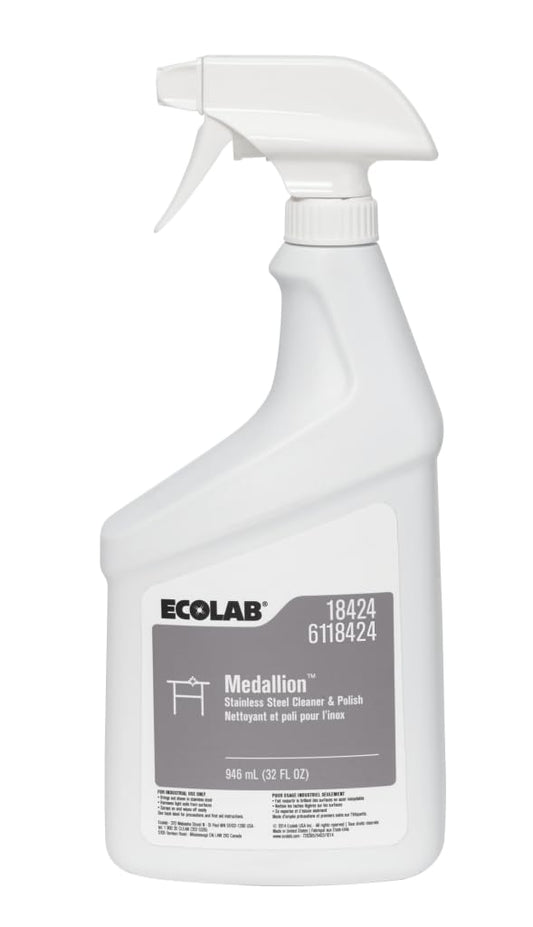 Ecolab Medallion™ Stainless Steel Cleaner & Polish
