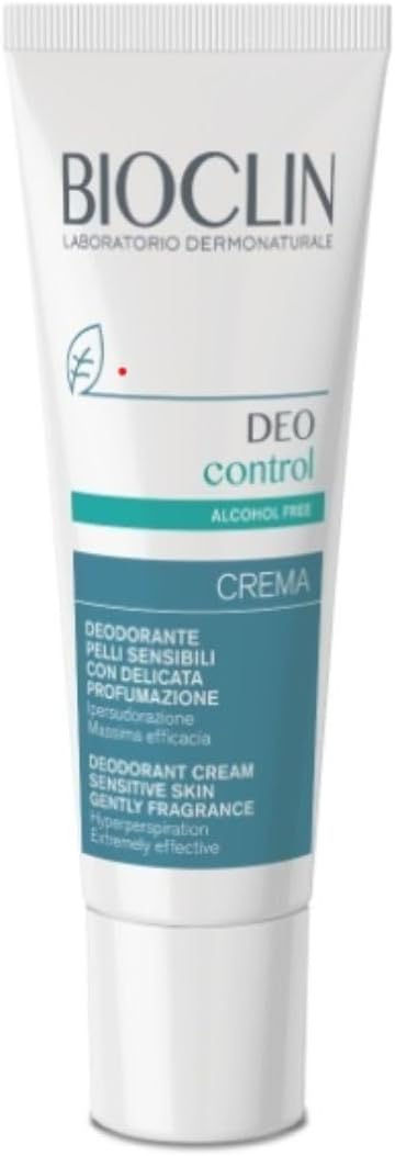 Bioclin Deo Control - Crema Deodorante Ipersudorazione, 30Ml