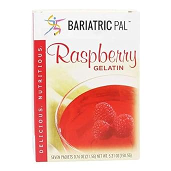 BariatricPal Protein Gelatin - Raspberry (1-Pack)