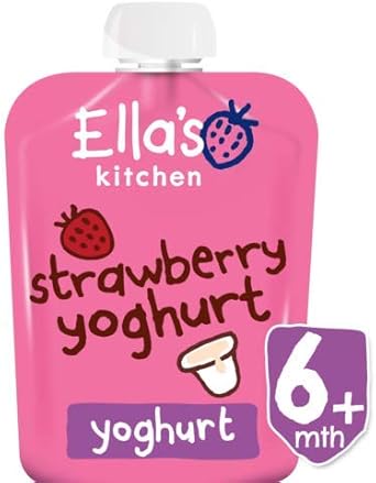 Ella'S Kitchen | Greek Yoghurt & Strawberries | 6 X 90G