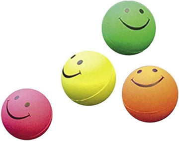 Nobby Foam Rubber Smiley Balls, 4.7 cm, Assorted Colours :Pet Supplies