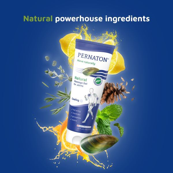 Pernaton Natural Cooling Gel For Joint Massage 250Ml