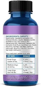 BestLife4Pets Peaceful Paws Dog Calming Pills Aggression Management for Biting, Attacking, Chasing & More - Homeopathic Solution for Dog Noise Anxiety & Behavior Issues - Non-Drowsy Treatment