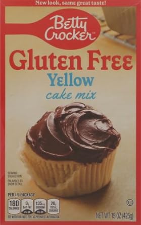 Betty Crocker Gluten Free Yellow Cake Mix, 15 oz