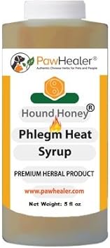 Dog Cough Remedy-Hound Honey Syrup (Phlegm-Heat) - for Loud, Honking Coughs - 5 fl oz ?