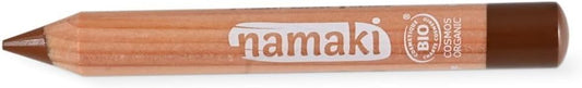 Organic Brown Makeup Pencil For Children - Cosmos Organic, Easy To Apply, Simple Makeup Removal - Namaki