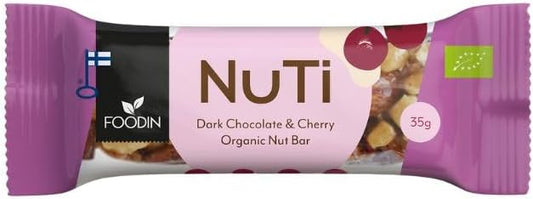 Foodin Nuti Bar Dark Chocolate&Cherry 35G