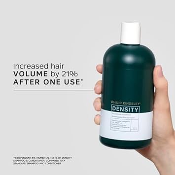 Philip Kingsley | Density Thickening Shampoo | For Thinning Hair | Fine, Fragile, Thin Hair Thickener And Strengthener | Helps Volumize And Strengthen | 500Ml
