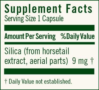 Flora FloraSil 180 Veg Capsules - Silica Supplement with Horsetail Ext