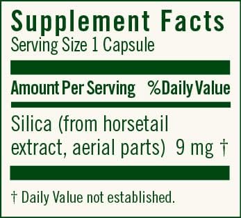 Flora Florasil 180 Veg Capsules - Silica Supplement With Horsetail Extract For Healthy Hair, Skin, And Nails* - Supports Collagen Formation