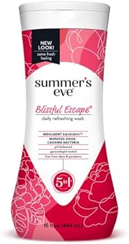 Summer's Eve Blissful Escape Daily Refreshing Feminine Wash, Removes Odor, pH balanced, 15 fl oz. (Pack of 3)