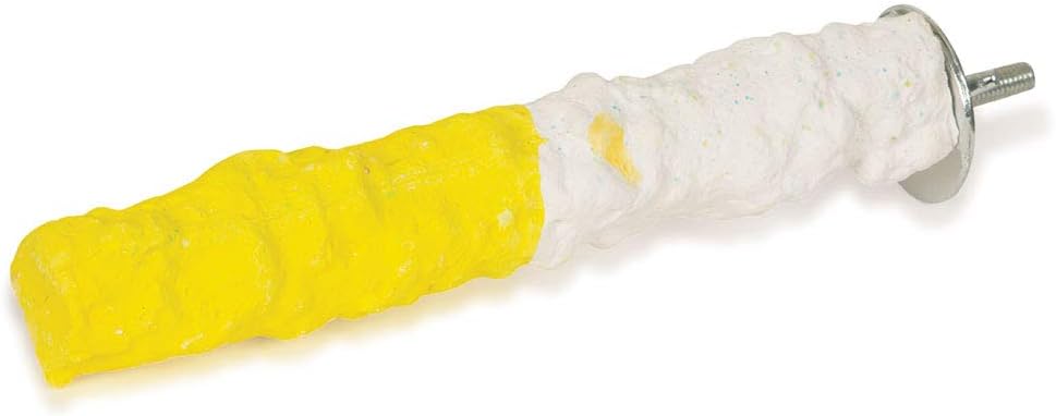 Northern Parrots Edible Calcium Parrot Cockatiel Budgie Perch Medium :Pet Supplies