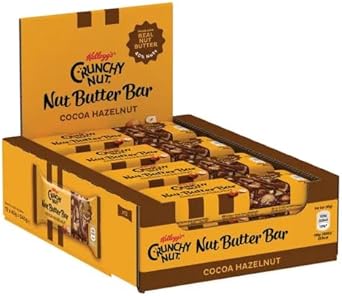 Kellogg's Crunch Nut Cocoa Hazelnut Nut Butter Bar 45g (Pack of 12) : Amazon.co.uk: Grocery