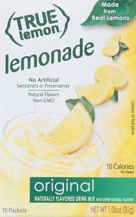 True Lemon Lemonade Drink Mix, 10 Count, 1.6Oz