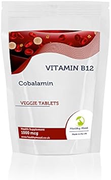 Vitamin B12 1000mcg Cobalamin Veggie Health Food Supplement 30/60/90/120/180 Tablets Pills Cell Replication (7)