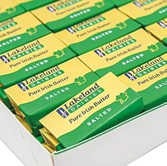 Lakeland Irish Butter 6.2G X 150 Individual Foil Wrapped Portions