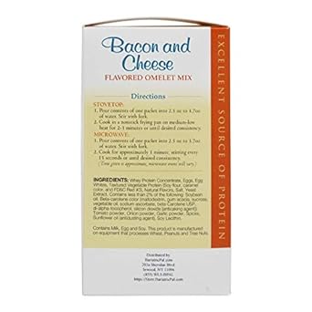 Bariatricpal Hot Protein Breakfast - Bacon and Cheese Omelet (1-Pack)