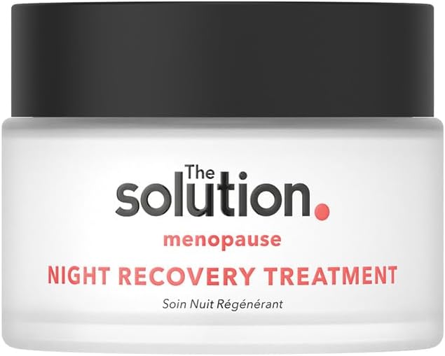 The Solution Menopause Night Recovery Treatment (50Ml). Dermatologically Tested Night Face Cream For Women, Hydrating Night Cream For Women Anti Aging, Vegan & Cruelty Free Face Cream For Mature Skin