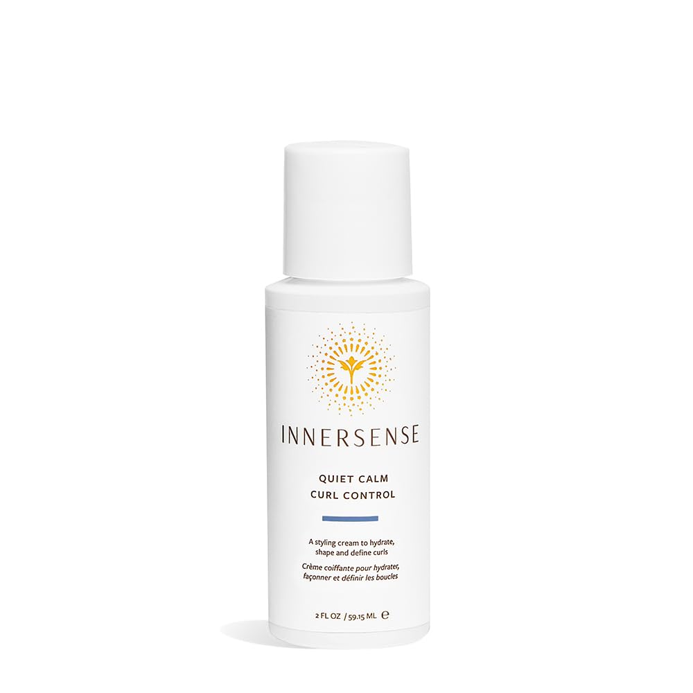 Innersense Organic Beauty - Natural Quiet Calm Curl Control | Non-Toxic, Cruelty-Free, Clean Haircare (Travel Size, 2 Fl Oz | 59 Ml)