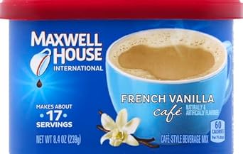 Maxwell House International French Vanilla Café Instant Coffee (8.4 Oz Canister)