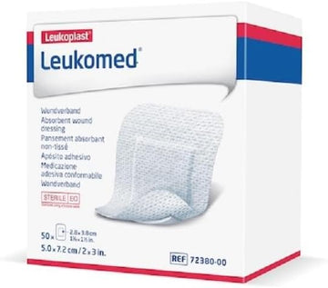 Leukomed Sterile Adhesive Dressings 7.2 Cm X 5 Cm - Pack Of 50