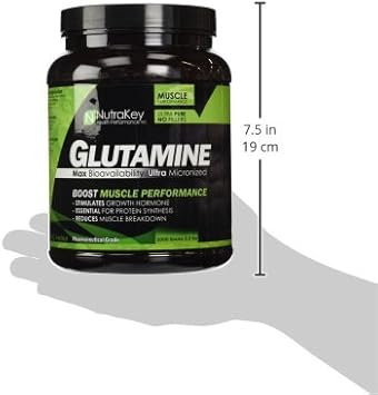 NutraKey L-Glutamine 1000 Gram : Health & Household