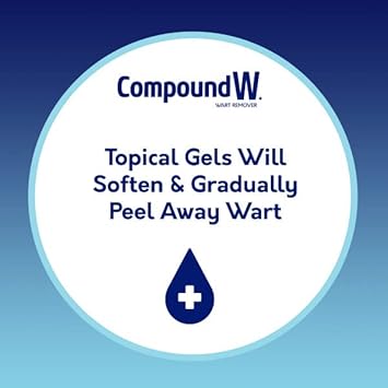 Compound W Wart Remover, Maximum Strength, Fast-Acting Gel, 0.25-Ounce (Pack of 2) by Compound W : Health & Household