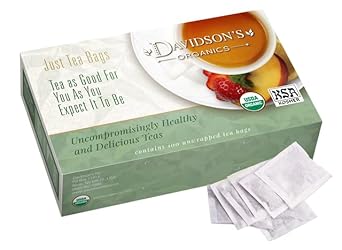 Davidson'S Organics, Moringa Chai, 100-Count Unwrapped Tea Bags