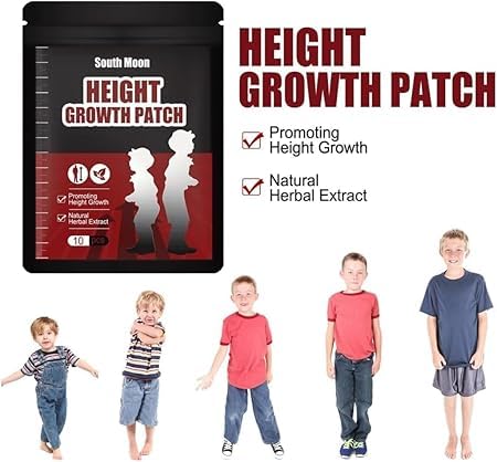 Height Growth Patches - Fast Height Increasing Foot Stickers for Adults & Teens,Bone Growth Height Increasing (10 PCS)