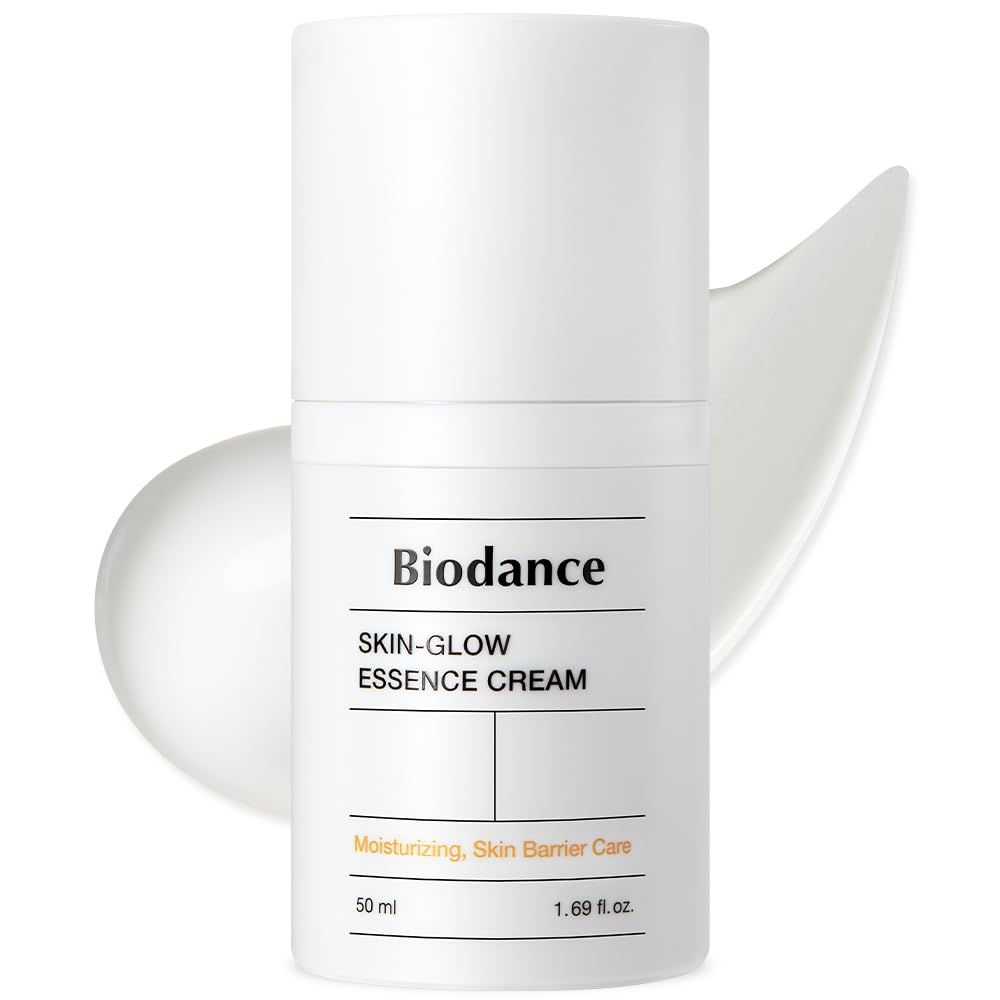 Biodance Skin-Glow Essence Cream | Korean Face Cream & Hydrating Facial Moisturizer With Ceramides, Probiotics, Hyaluronic Acid For Face | 1.69 Fl.Oz, 50Ml