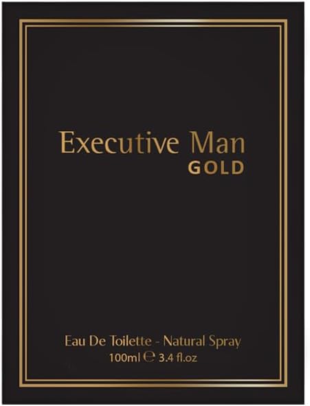 Executive Man Gold Edt 100Ml - Inspired By O. Nomad - Oriential Woody Fragrance For Men - By Laurelle London