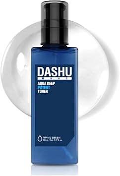Dashu Mens Aqua Deep Potent Toner 5.17Fl Oz – Facial Toner, Tightens Pores, All Skin Types, Recondition And Purify Skin, Anti-Aging, Dead Skin Care, Moisturizing : Beauty & Personal Care