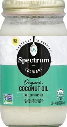 Spectrum Naturals Organic Coconut Oil, 14 Oz (packaging may vary)