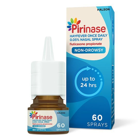 Pirinase Allergy Relief Nasal Spray For Adults X 60 Sprays