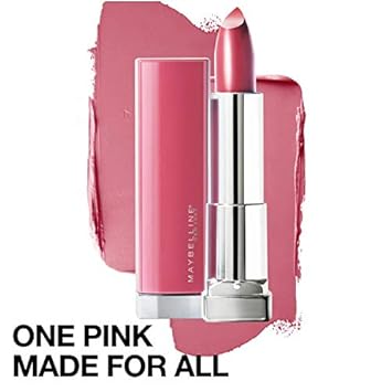 Maybelline Color Sensational Made For All Lipstick, Crisp Lip Color & Hydrating Formula, Pink For Me, Nude Pink, 1 Count