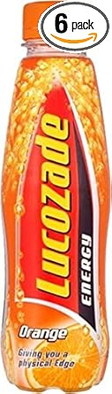 Lucozade Orange 380Ml (12.8Fl Oz) X 6