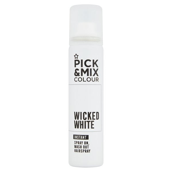 Pick & Mix Colour Hairspray White 75Ml
