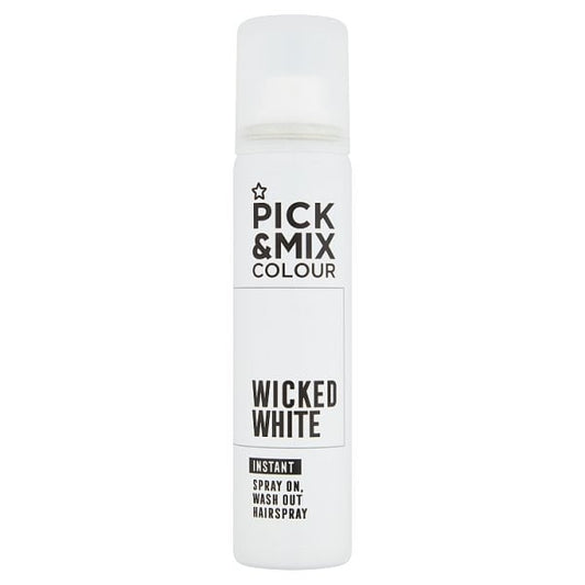 Pick & Mix Colour Hairspray White 75Ml