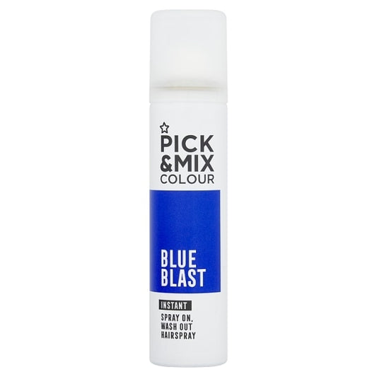 Pick & Mix Temporary Hair Colour Spray Blue 75Ml