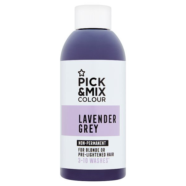 Pick & Mix Semi Permanent Hair Dye Lavender Grey 125Ml