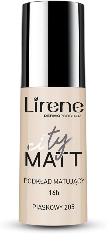 Lirene City Matt Fluid 205 Sand Foundation 30 Ml