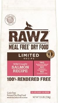 Rawz Meal Free Wild Caught Salmon Recipe for Dogs (3.5 lb) : Pet Supplies