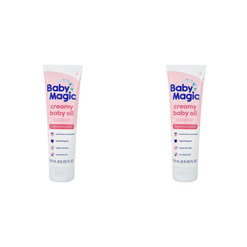 Baby Magic Creamy Baby Oil, 8.6 oz (Pack of 2)