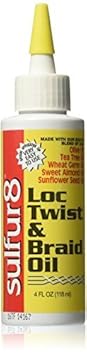 Sulfur-8 Loc Twist & Braid Oil 115 Ml By Sulfur 8 : Beauty & Personal Care