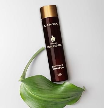 L'ANZA Keratin Healing Oil Lustrous Shampoo for Damaged Hair – Nourishes, Repairs, and Boosts Hair Shine and Strength for a perfect Silky Look, Sulfate-free, Parabens-free, Gluten-free (10.1 Fl Oz) : Beauty & Personal Care