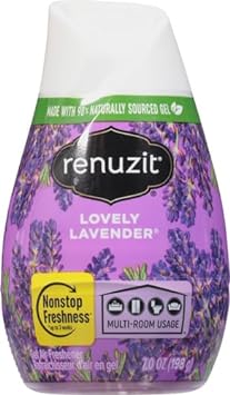 Renuzit Gel Air Freshener, Lovely Lavender 7 oz