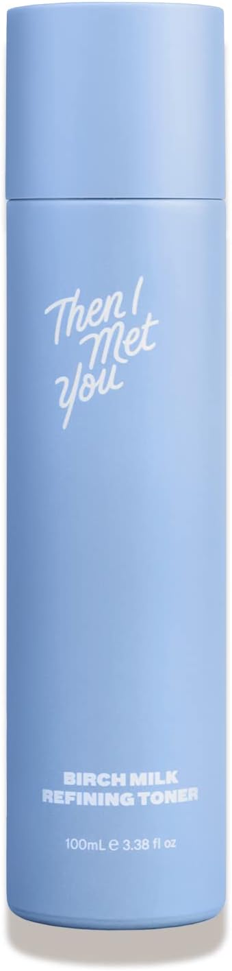 Then I Met You Birch Milk Refining Toner, Exfoliating & Hydrating Face Toner With Birch Juice, Ahas & Phas, Vegan & Clean Skincare, 3.38 Oz
